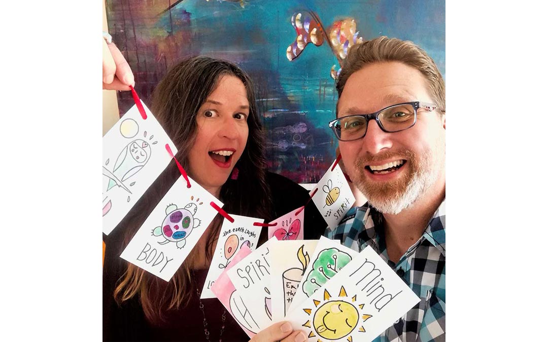 Self Care Cards Creativity Video With Rachel and Rocky
